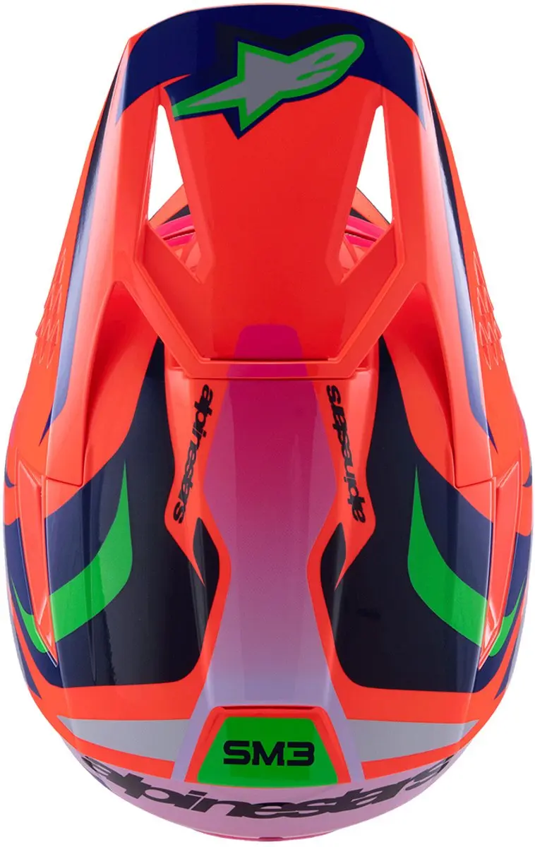 Alpinestars S-M3 Youth Deegan Helm - Maat L - Oranje