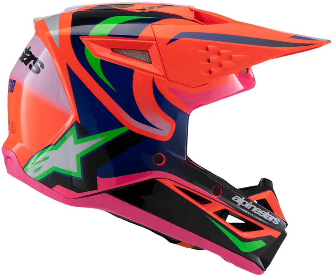 Alpinestars S-M3 Youth Deegan Helm - Maat L - Oranje