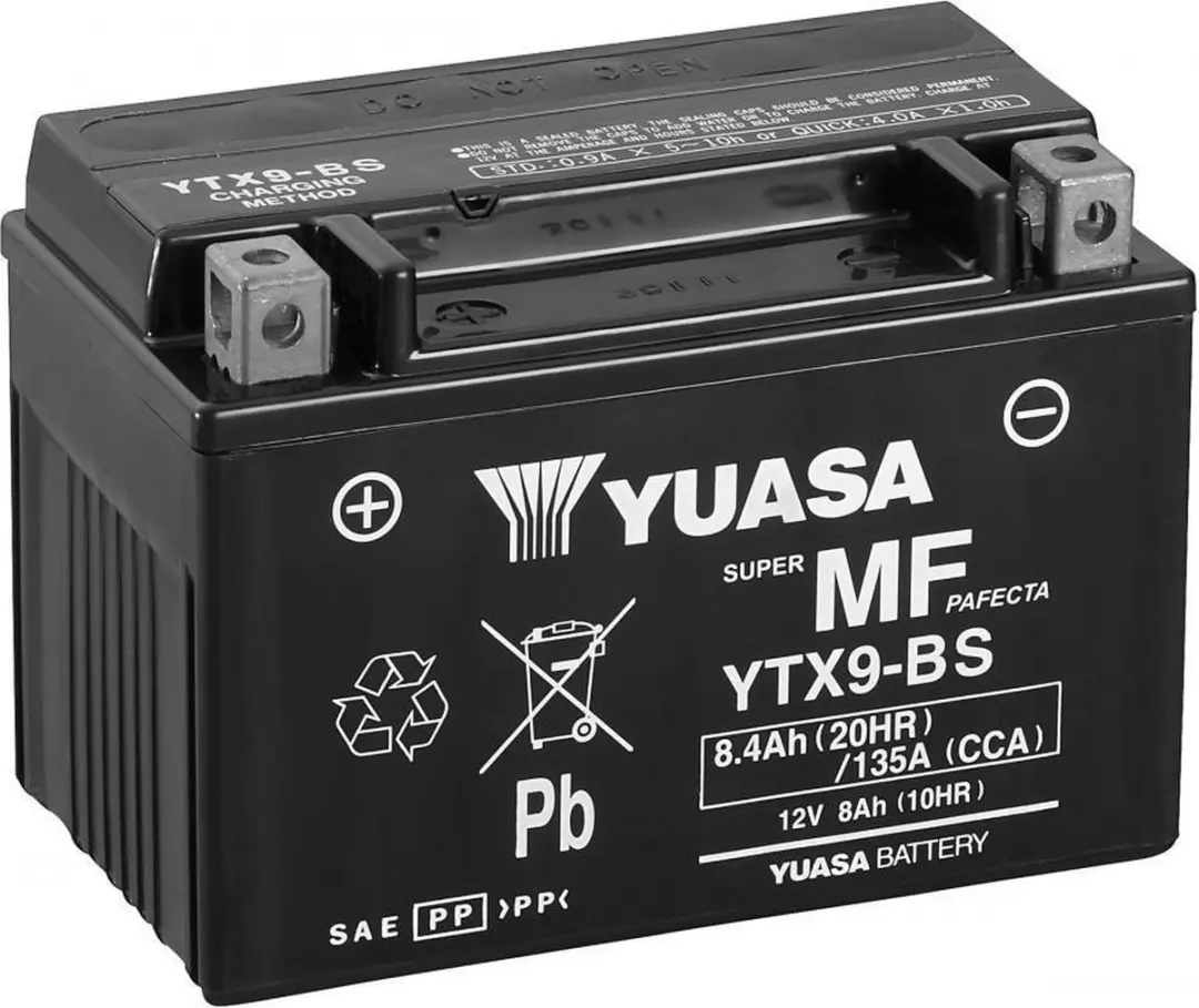 Yuasa YTX9-BS Accu - 12V - 8.4W