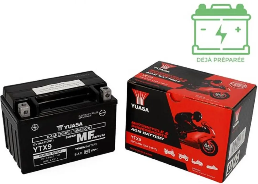 Yuasa YTX9-BS Accu - 12V - 8.4W