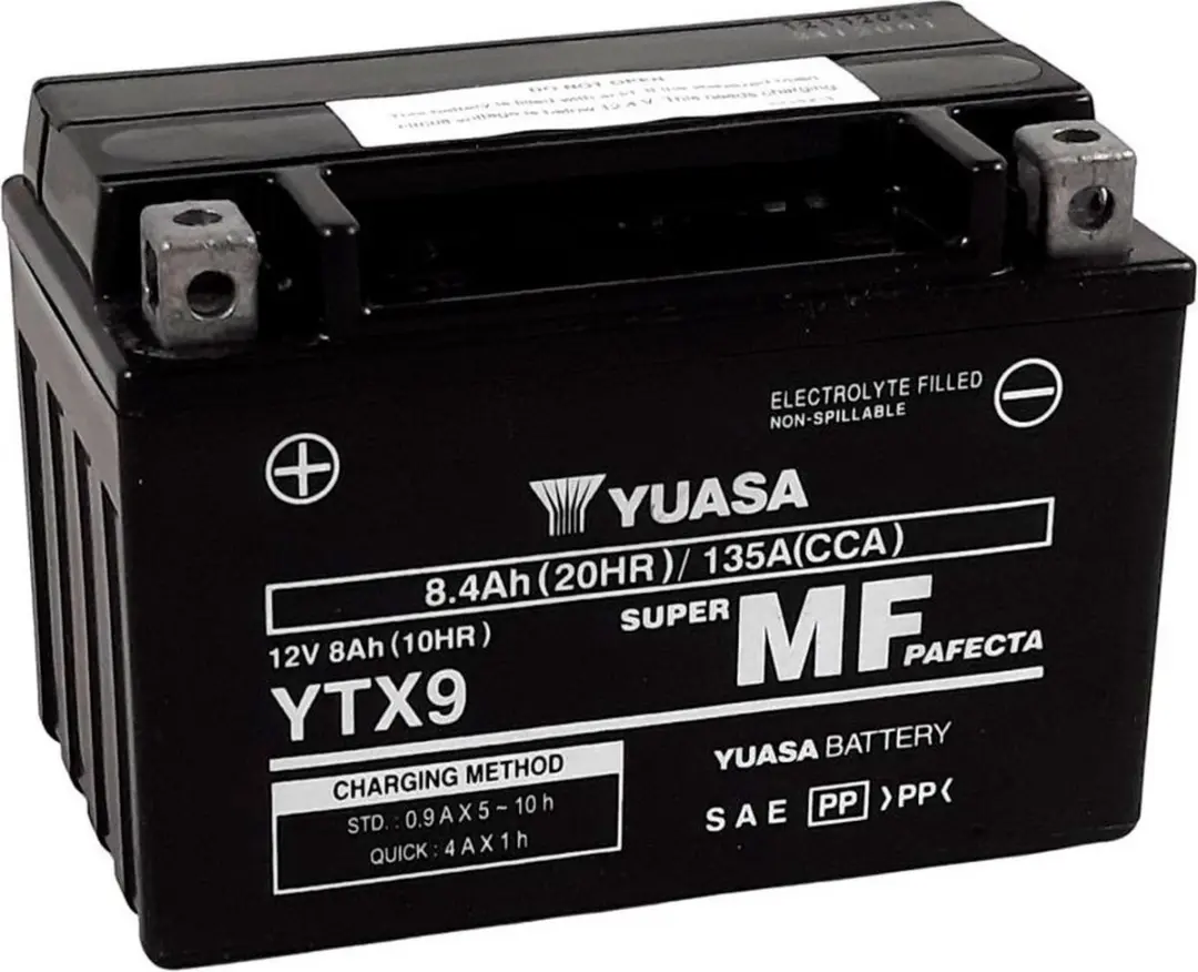 Yuasa YTX9-BS Accu - 12V - 8.4W