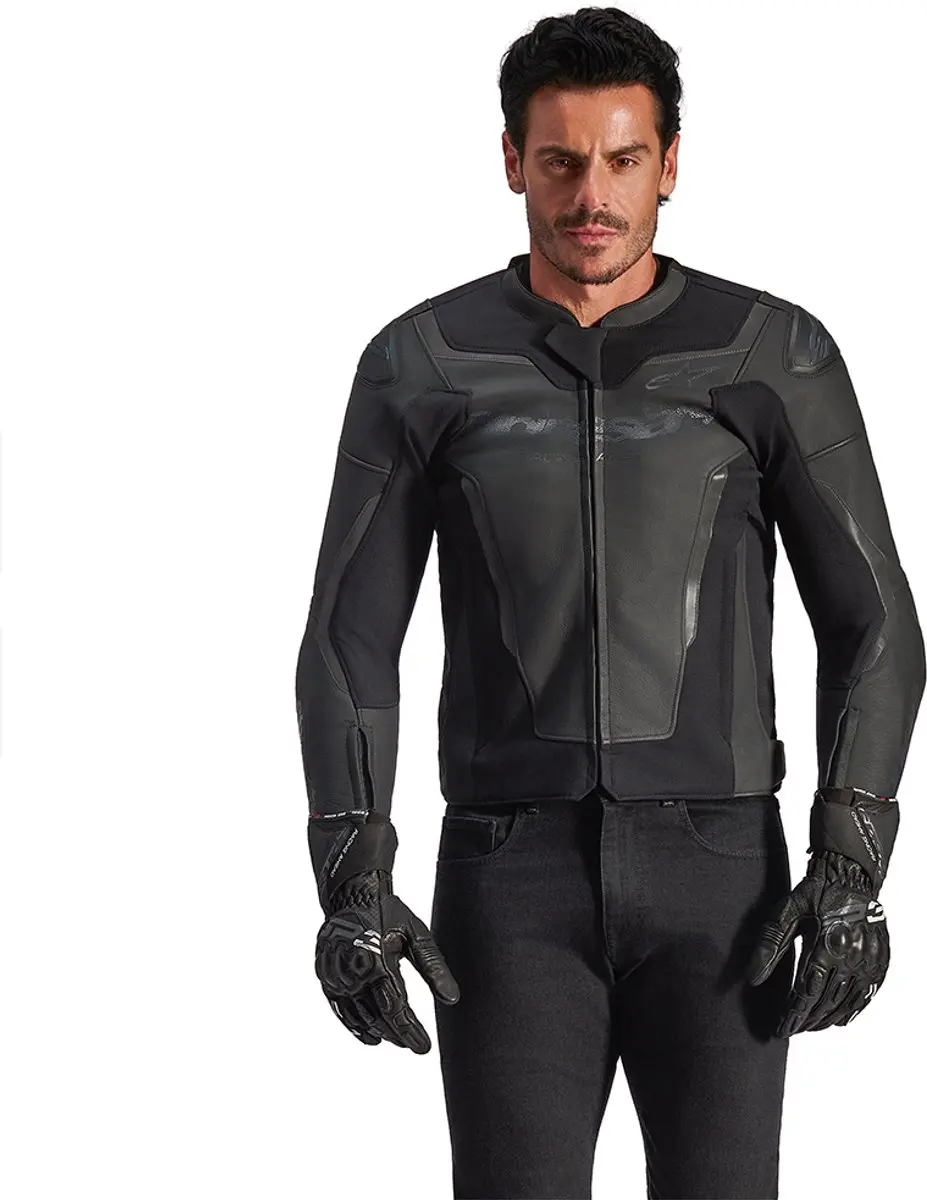 Alpinestars GP Force V2 Motorfiets Leren Jas - Zwart - Maat 50 - afbeelding 6 van 6