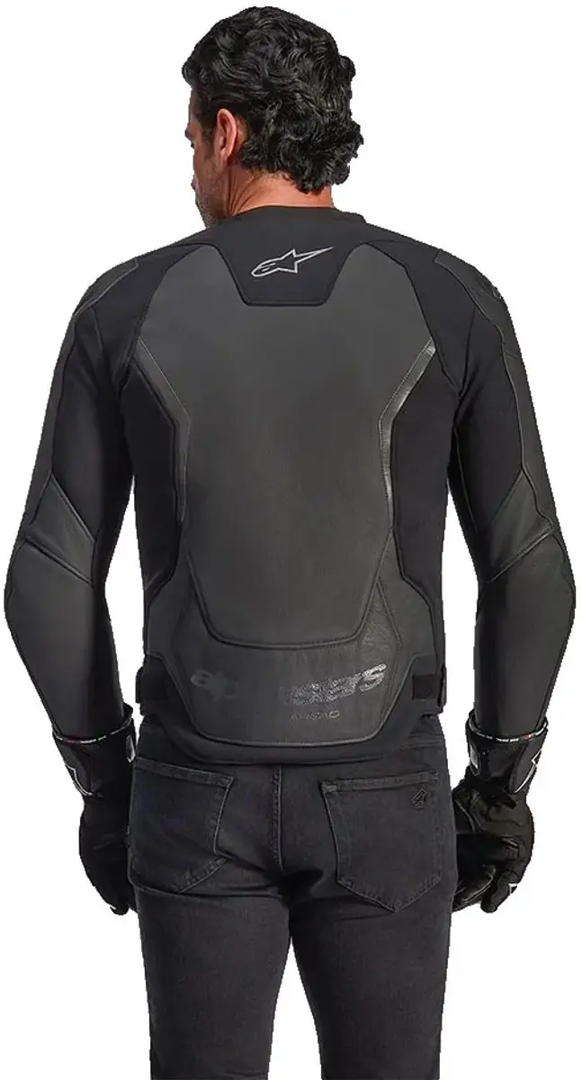 Alpinestars GP Force V2 Motorfiets Leren Jas - Zwart - Maat 50