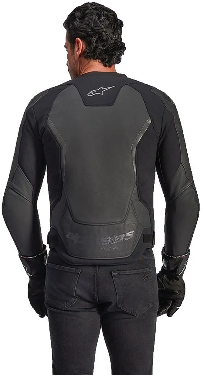 Alpinestars GP Force V2 Motorfiets Leren Jas - Zwart - Maat 50