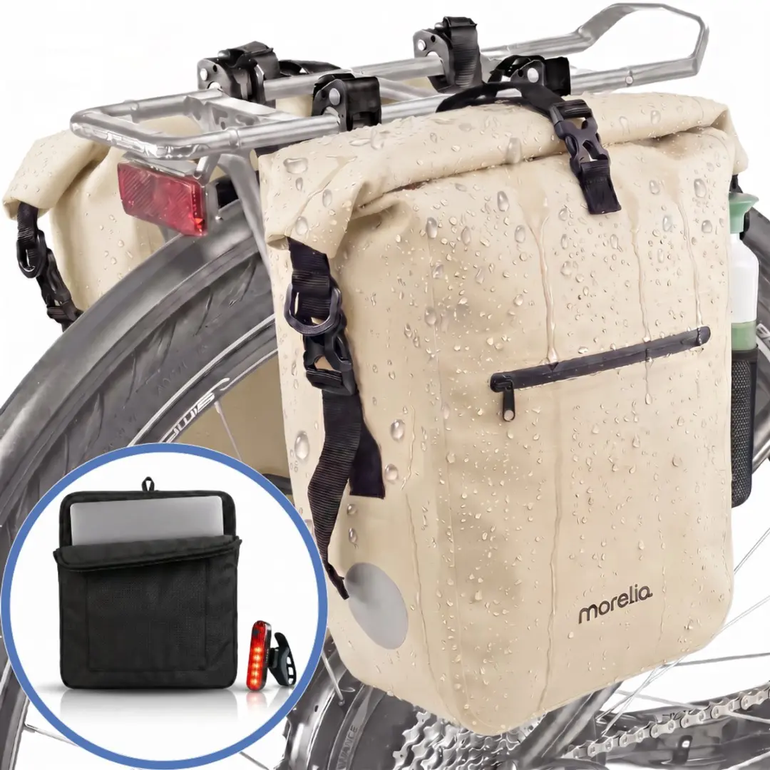 Morelia Fietstas Set 56L Beige