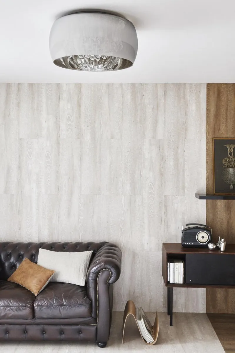 Lucide Pearl Plafondlamp Ø50cm - 6xG9 Chroom