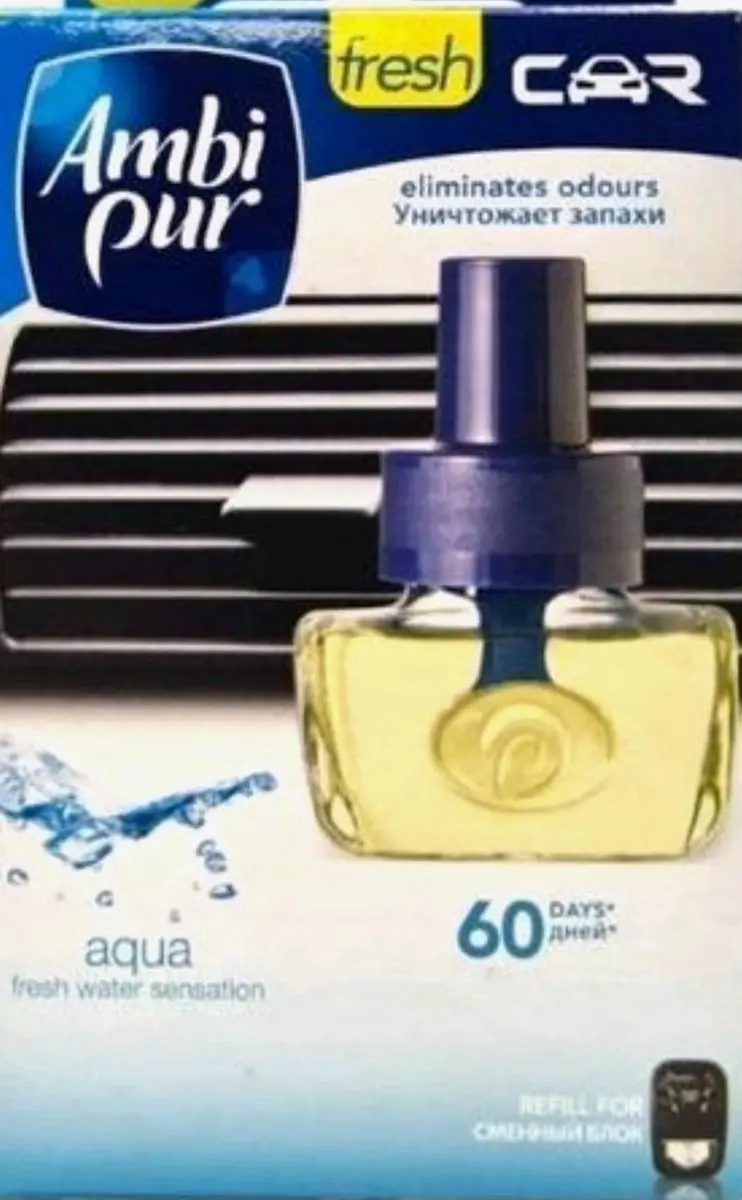 Ambi Pur Auto Luchtverfrisser Aqua 7ml