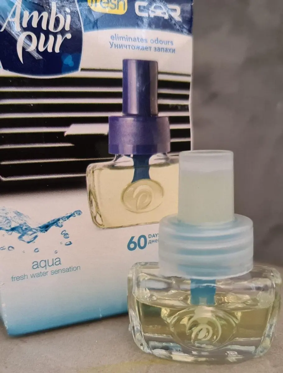Ambi Pur Auto Luchtverfrisser Aqua 7ml - Blauw