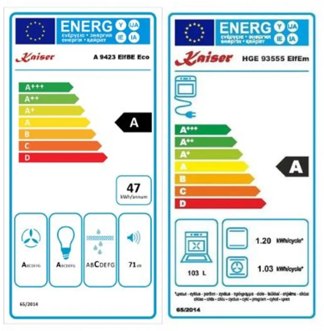 Kaiser HGE 93555 ElfEm Gasfornuis 90cm - 5 Kookzones