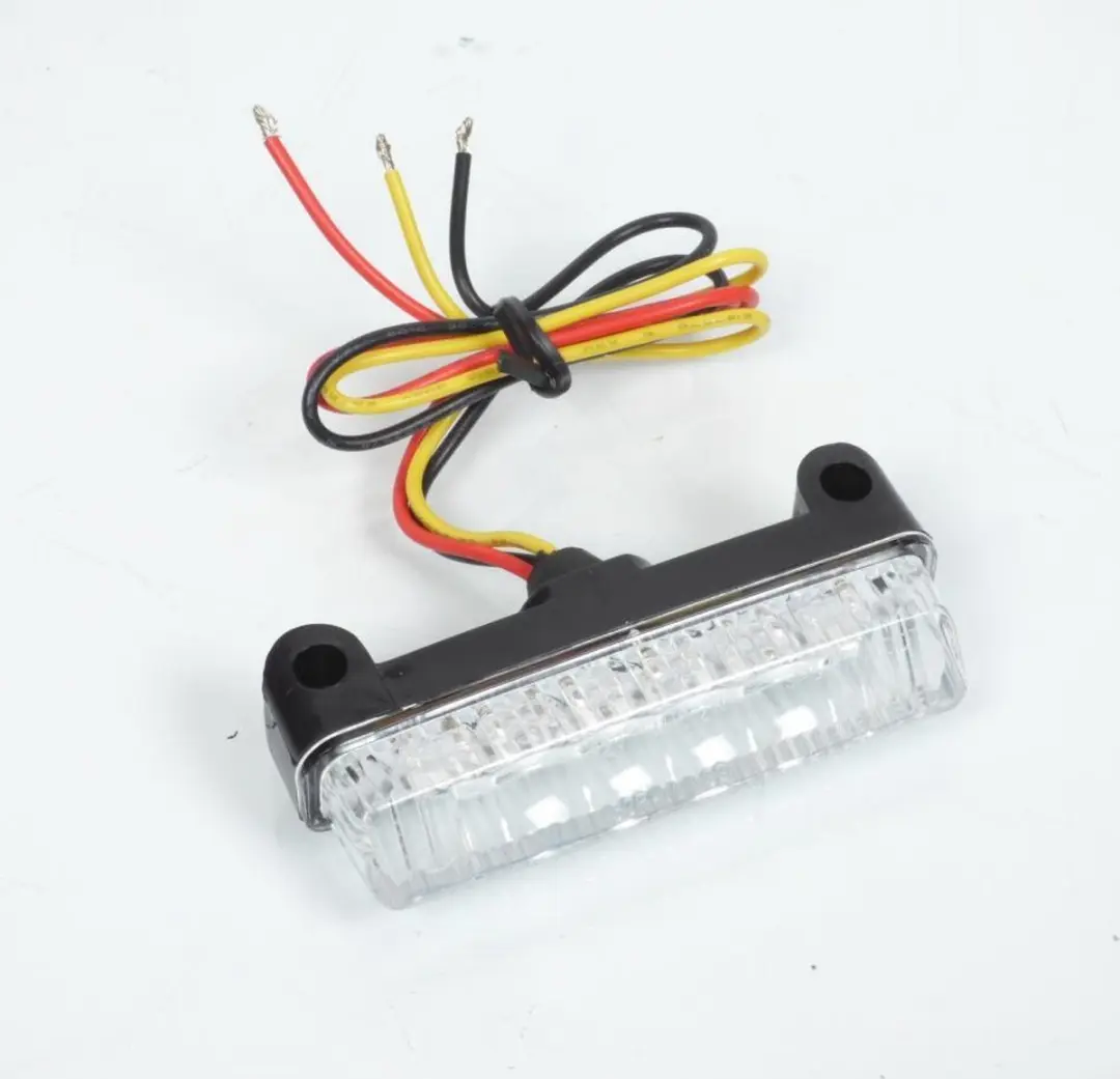 Replay 12V Mini Achterlicht Transparant - 50cc Motorfiets