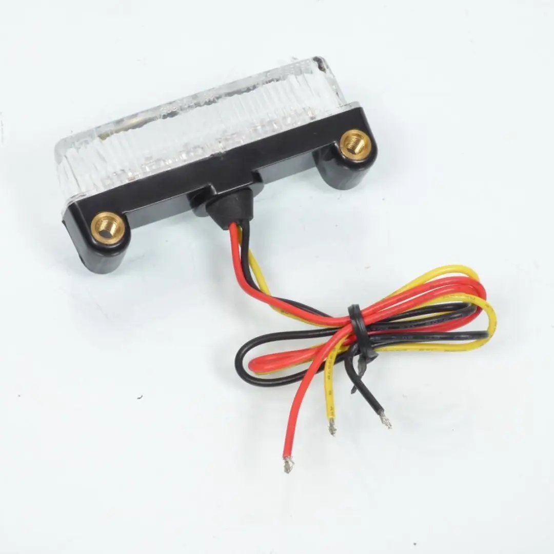 Replay 12V Mini Achterlicht Transparant - 50cc Motorfiets