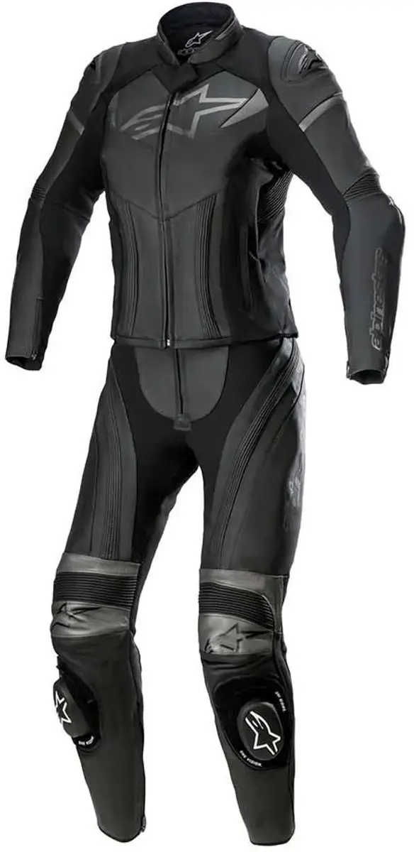 Alpinestars Stella GP Plus 2 Lederen Racepak - Zwart/Grijs
