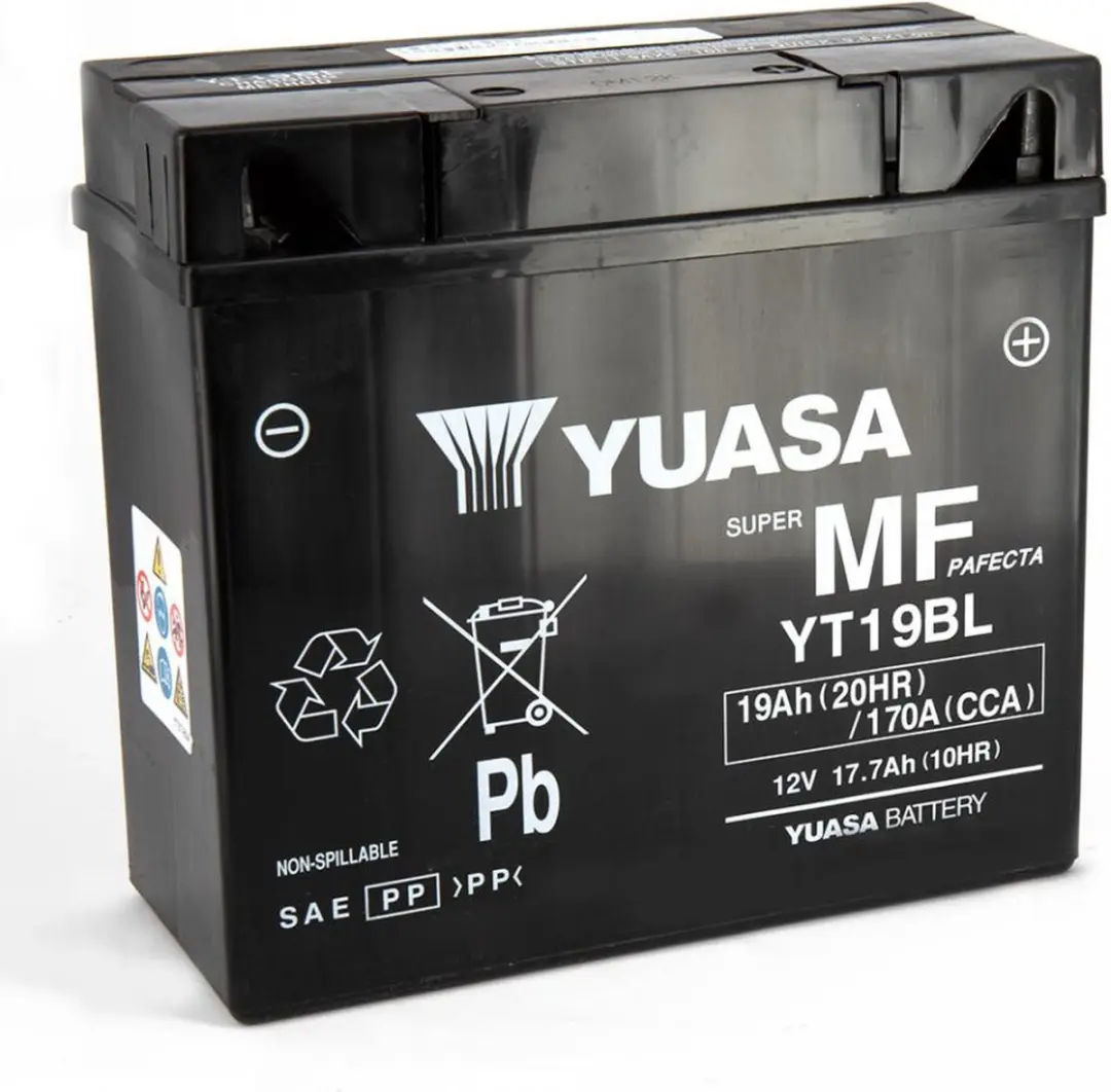 Yuasa YT19BL-BS Accu 12V 19Ah - Motor BMW 1100R S