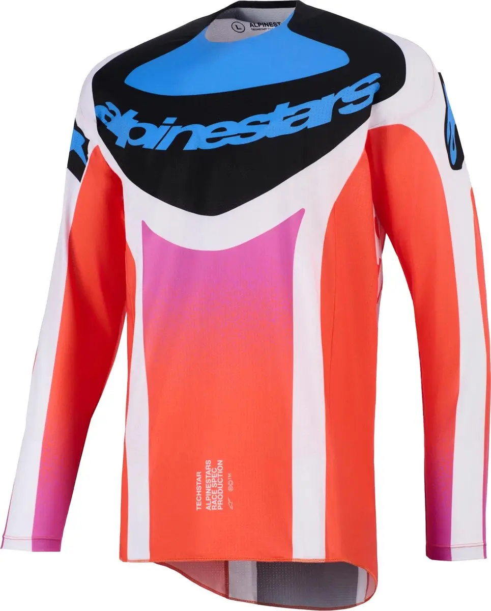 Alpinestars Techstar KNIF Motorcross Trui - Grijs/Oranje L