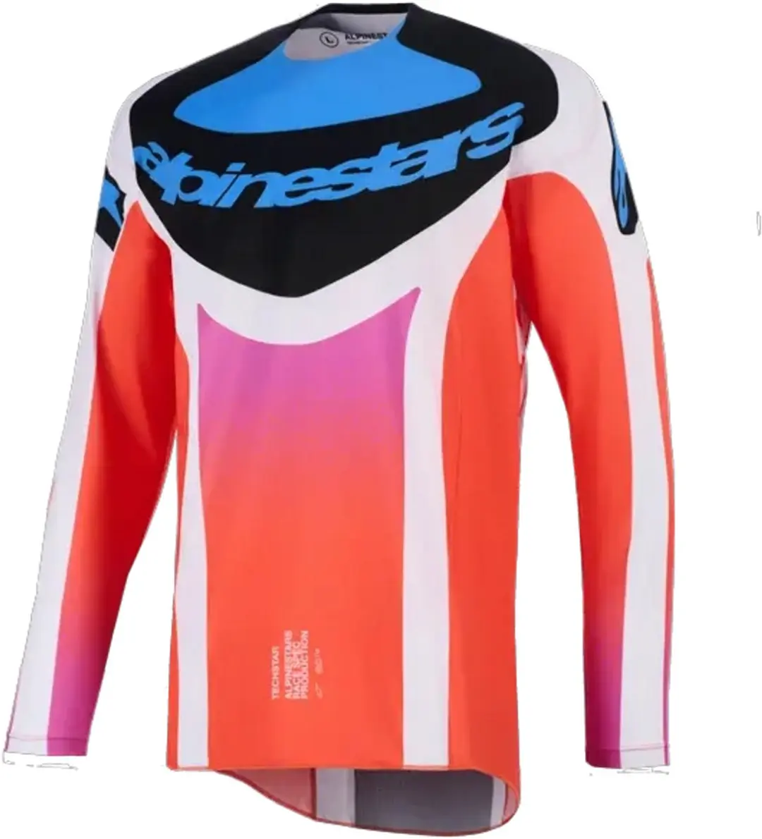 Alpinestars Techstar KNIF Motorcross Trui - Grijs/Oranje L