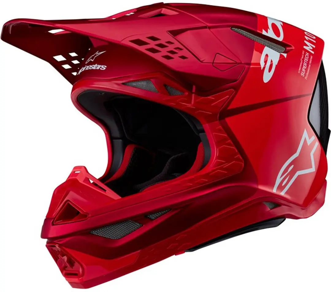Alpinestars Supertech S-M10 Flood Helm ECE 22.06 - Rood Fluoro