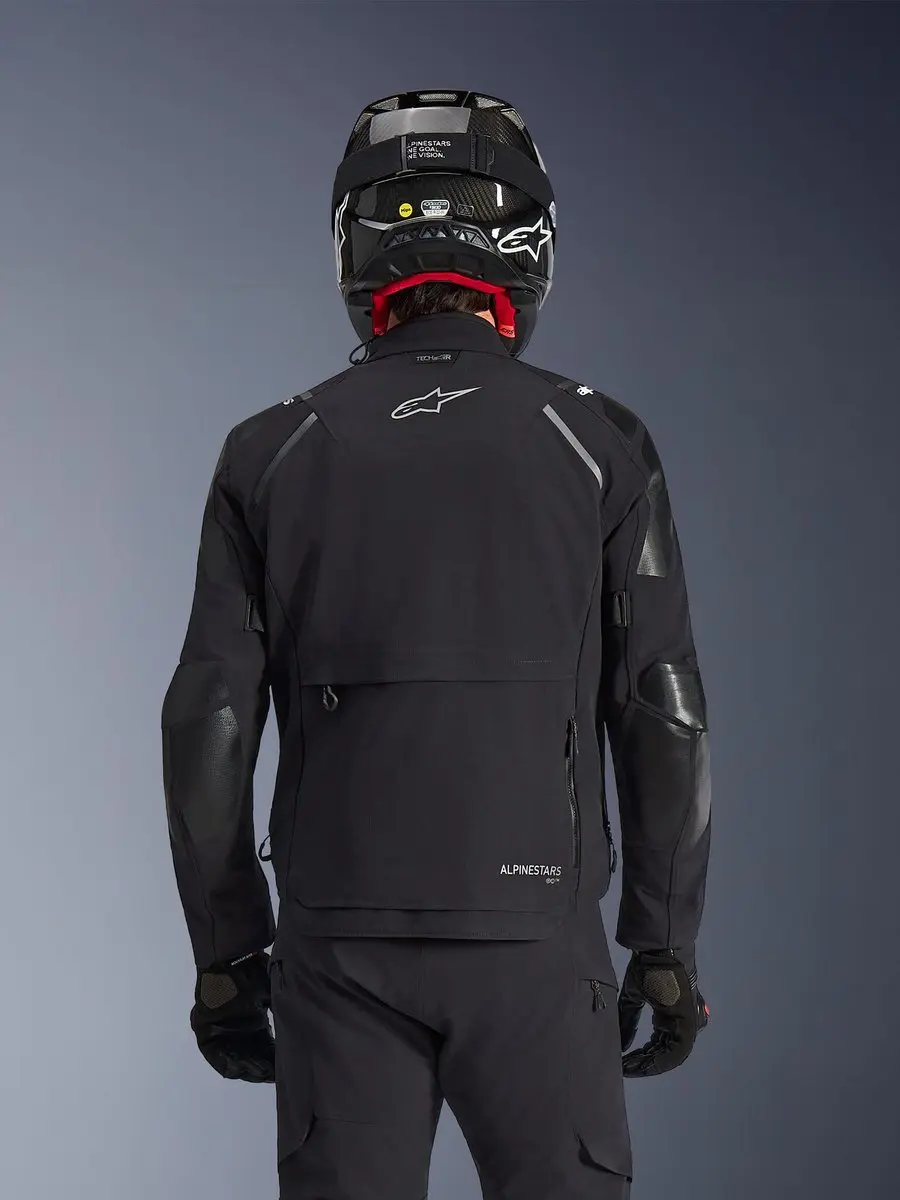 Alpinestars Andes Pro Drystar XF Motorjas - Zwart/DG - 3XL
