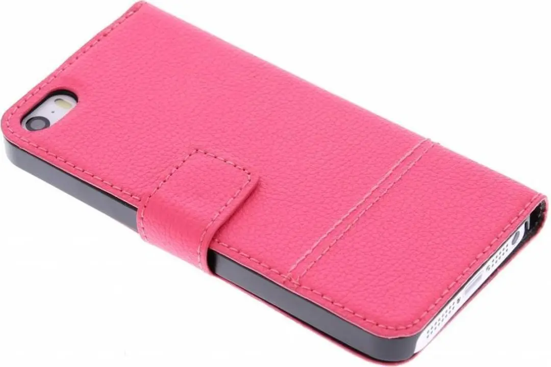 Guess iPhone 5/5s/SE Hoesje - Roze Kunstleer