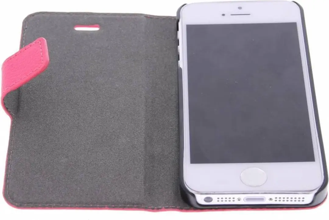 Guess iPhone 5/5s/SE Hoesje - Roze Kunstleer
