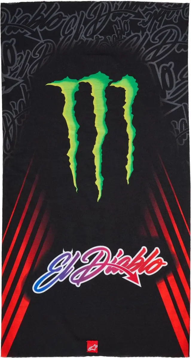 Alpinestars FQ20 Monster Halsbuis - Groen/Zwart/Rood