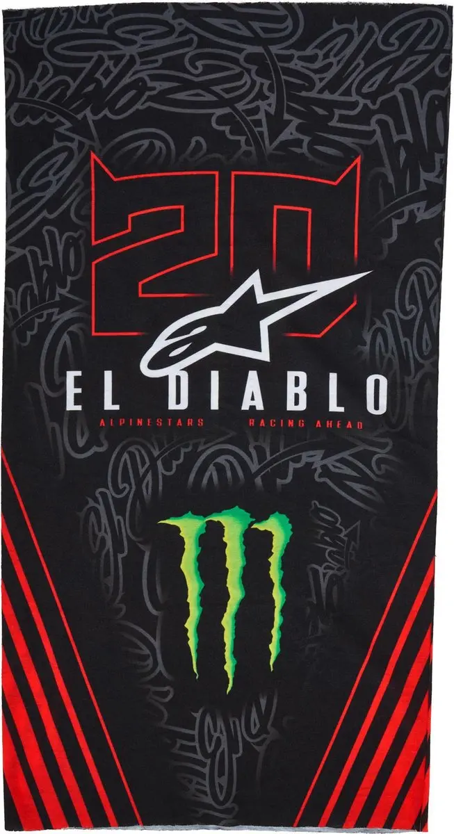 Alpinestars FQ20 Monster Halsbuis - Groen/Zwart/Rood