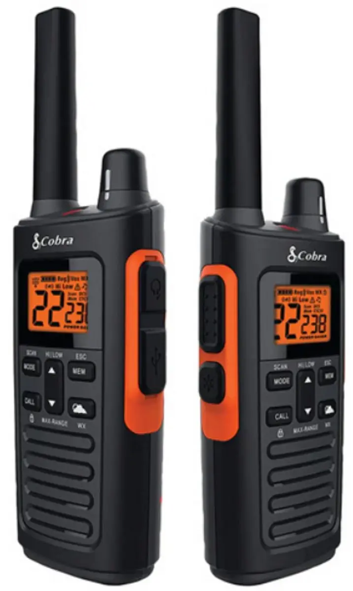 Cobra RX680 PMR446 Portofoons Set 16 Stuks - IP54 - Zwart