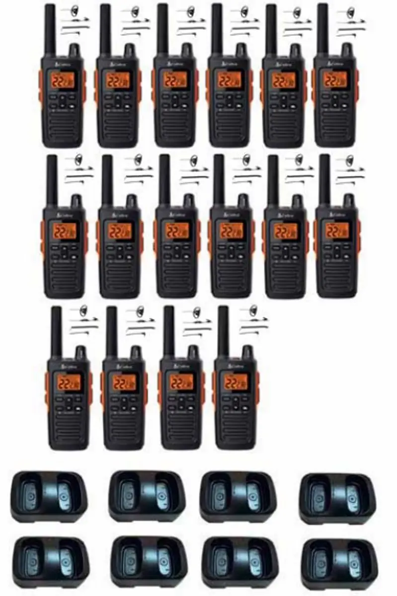 Cobra RX680 PMR446 Portofoons Set 16 Stuks