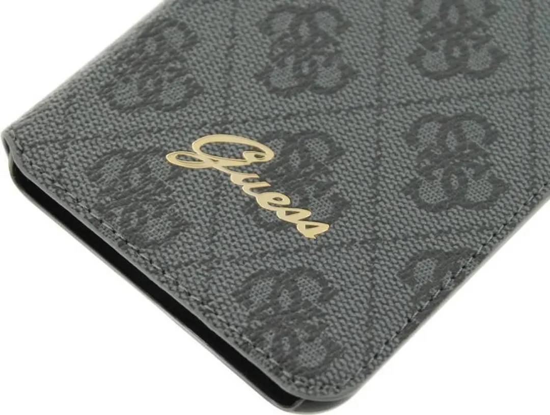 GUESS iPhone 6/6s Plus Hoesje - Grijs Kunstleer - i6P34338801