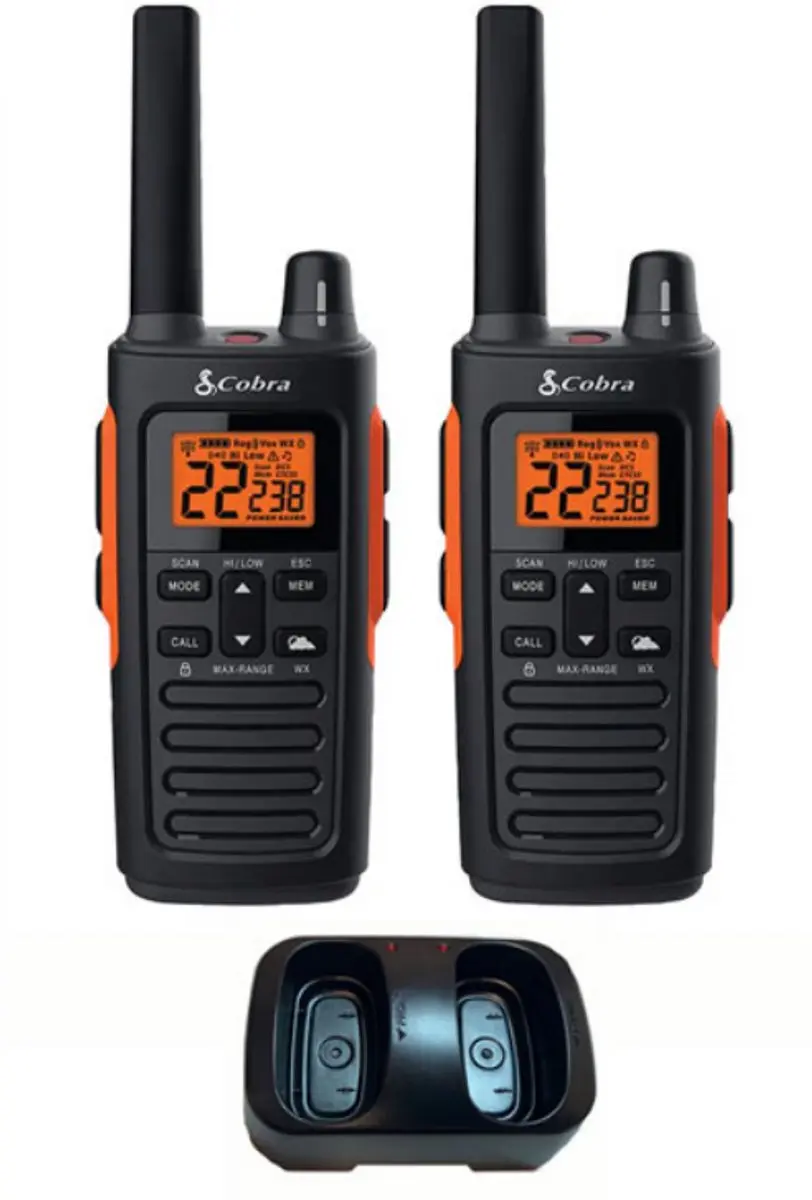 Cobra RX680 PMR446 Portofoons Set 24 Stuks - IP54 - Zwart