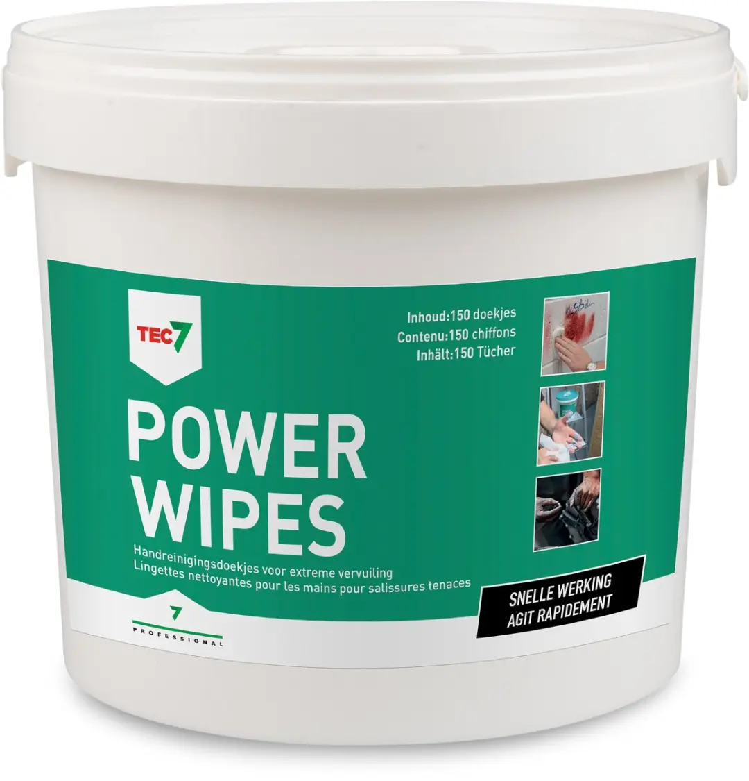 Tec7 PowerWipes Reinigingsdoekjes 150 Stuks