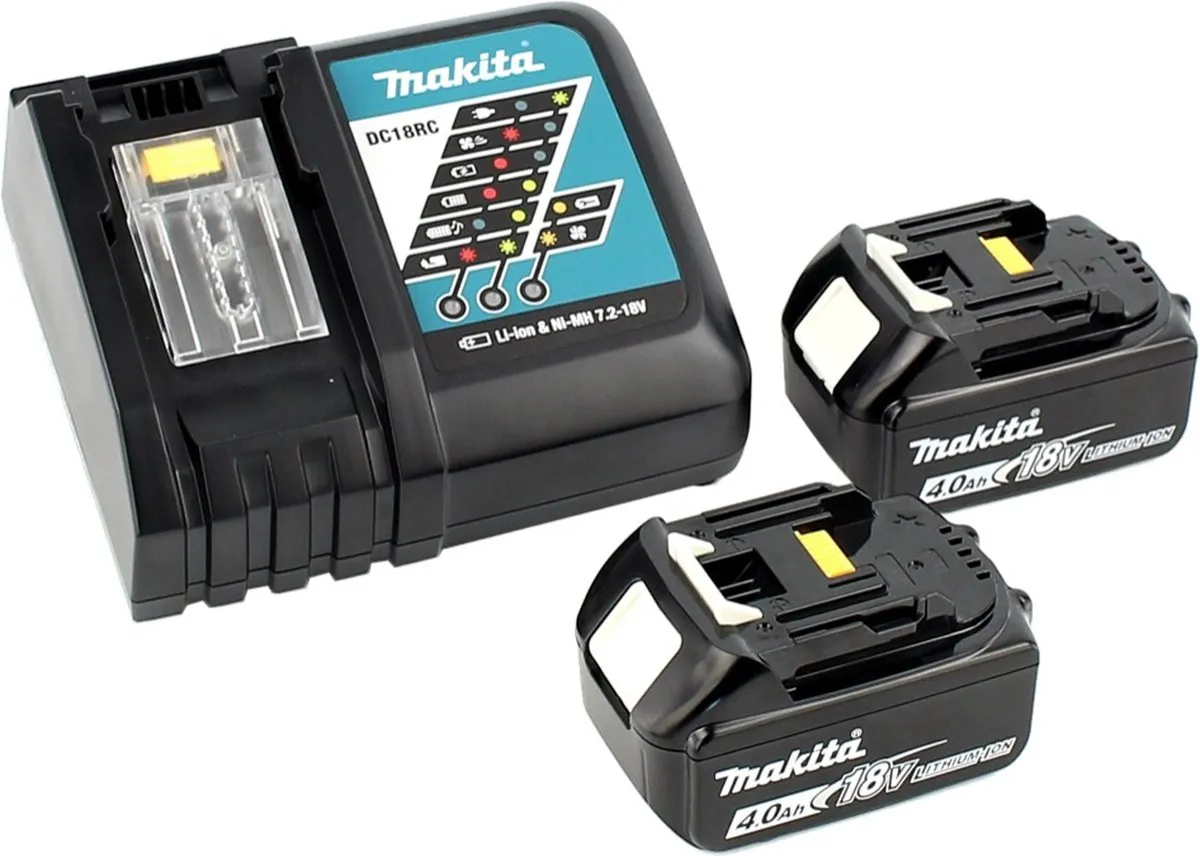 Makita DPJ180RMJ 18V Li-Ion accu lamellenfrees set (2x 4.0Ah accu) in Mbox