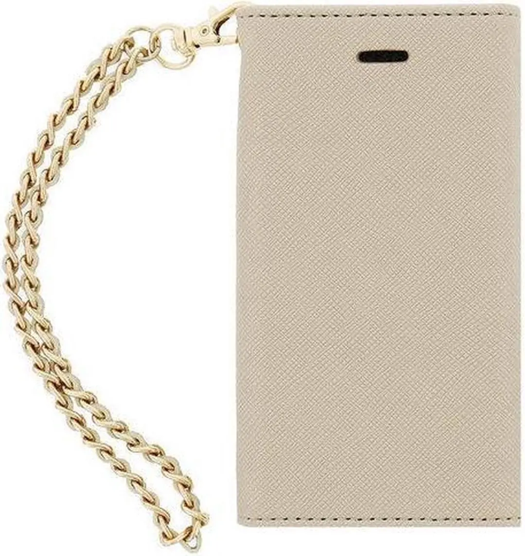 GUESS iPhone 5/5s/SE Hoesje GUCLTP5STC - Goud - 3 Pasjes