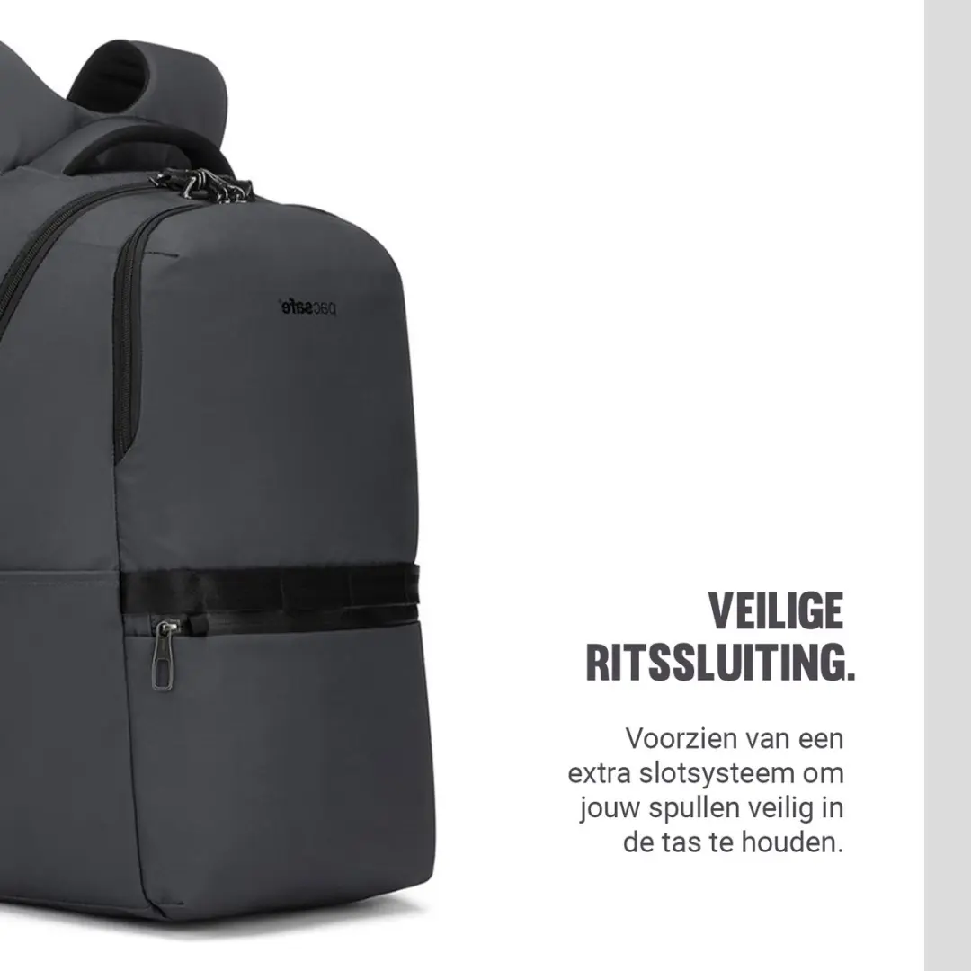 Pacsafe Metrosafe X Rugzak 25L - RFID-blokkerend - Grijs