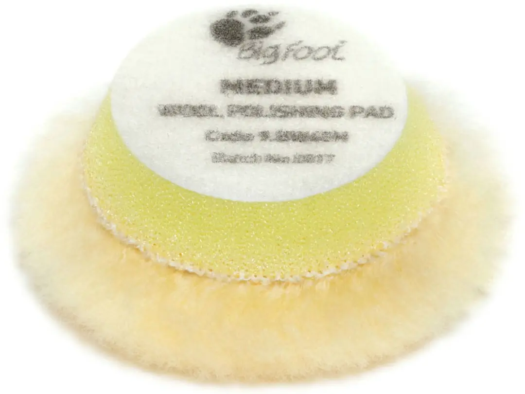 Rupes FINE Nano Wollen Polijstpad 30-45mm - 4 Stuks