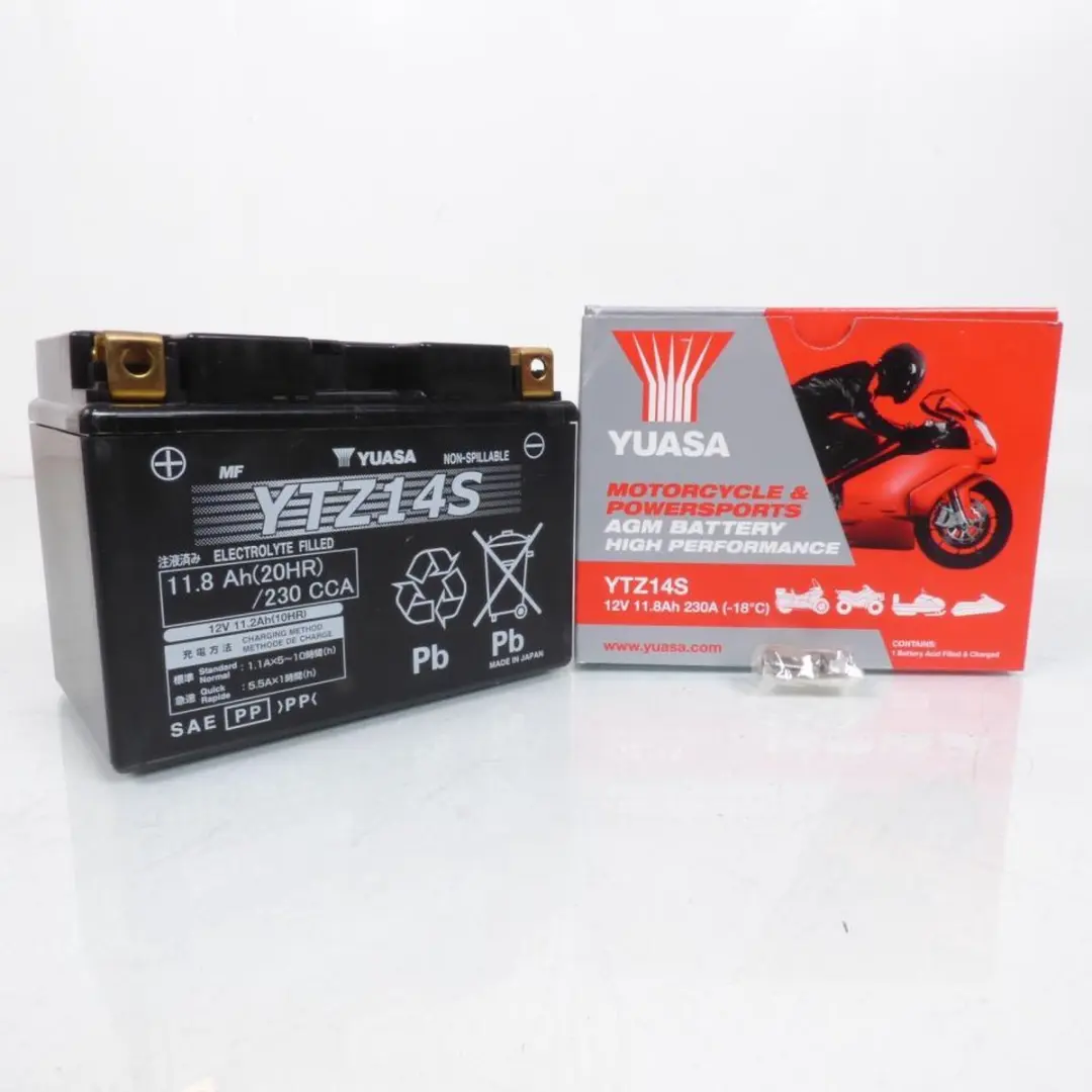 Yuasa YTZ14-S Accu Scooter 12V 11.2Ah - Honda Silver Wing 2001-2005