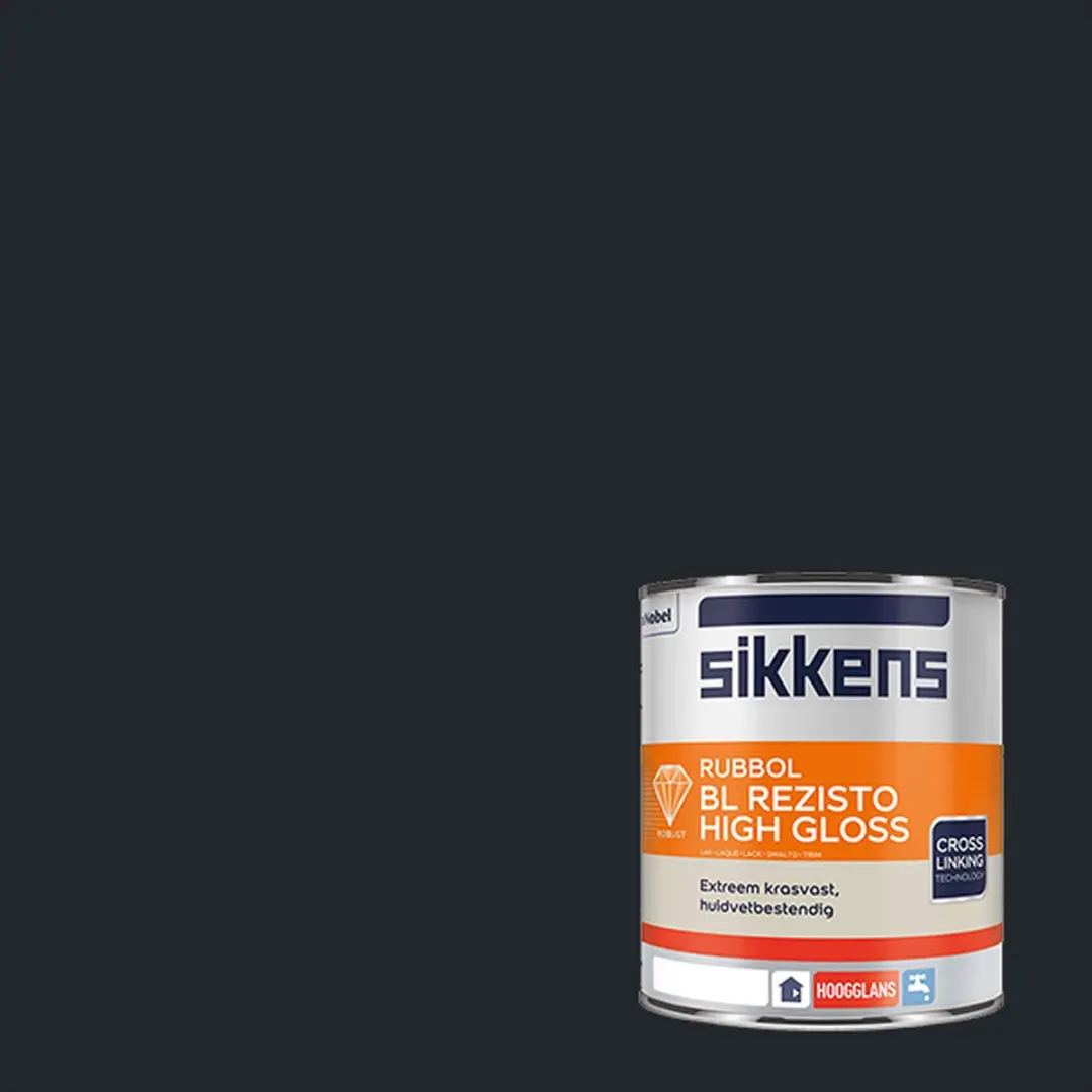 Sikkens Rubbol Bl Rezisto High Gloss RAL 7021 - 1000ml
