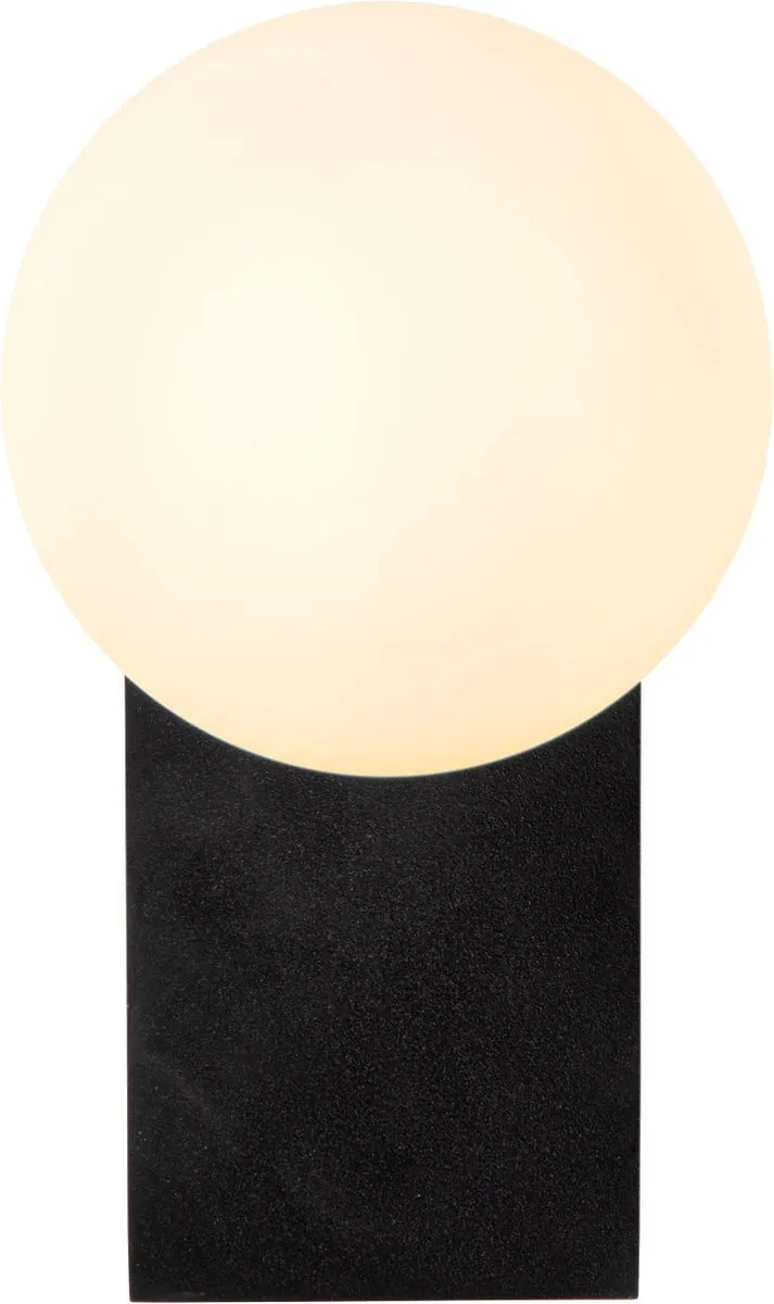 Lucide TASSA Wandlamp Badkamer 10W - IP44 - Zwart