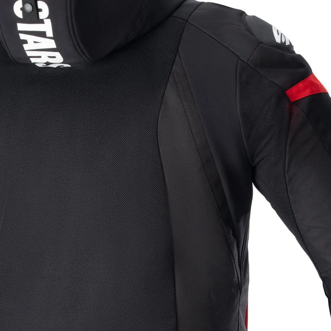 Alpinestars Zaca Air Jas - Zwart/Wit/Fluo Rood