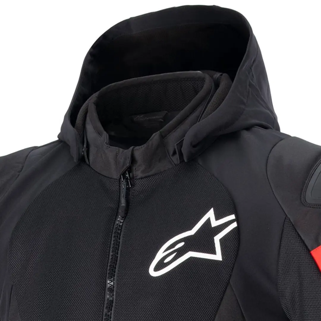 Alpinestars Zaca Air Jas - Zwart/Wit/Fluo Rood - afbeelding 6 van 6