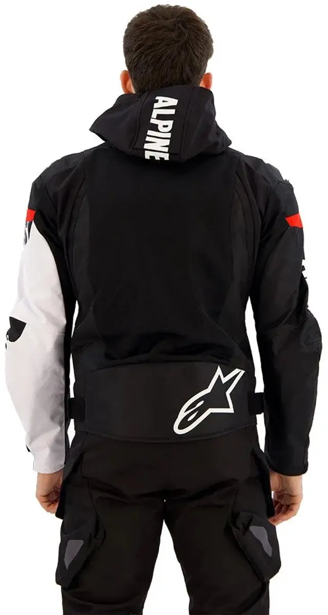 Alpinestars Zaca Air Jas - Zwart/Wit/Fluo Rood
