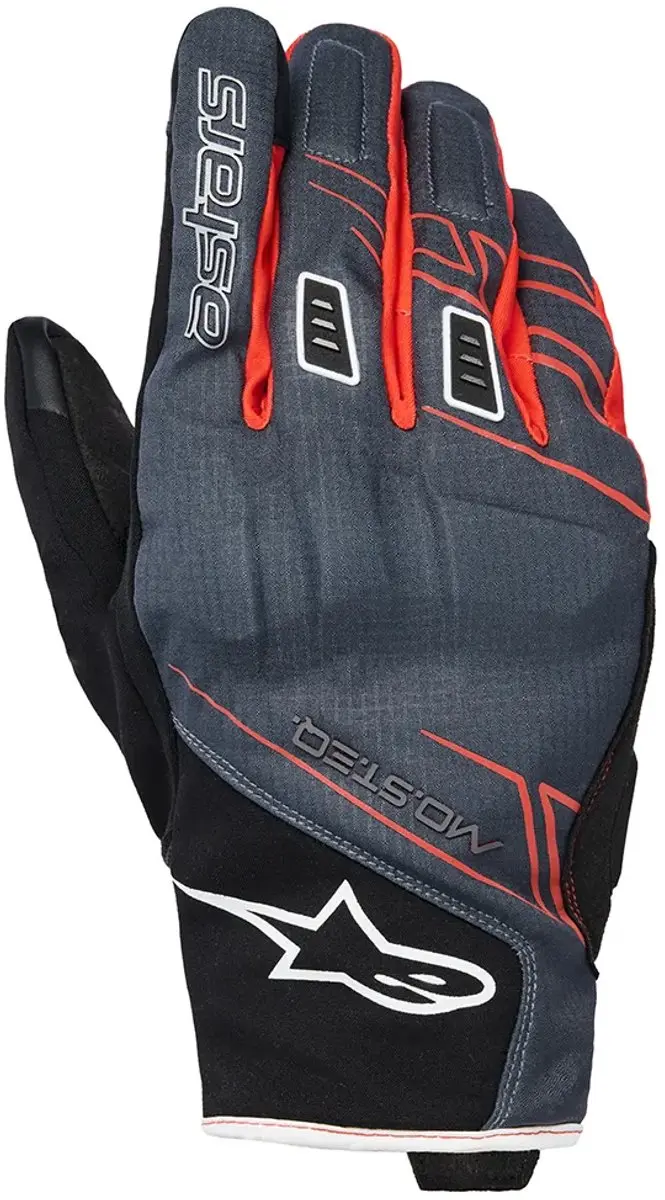 Alpinestars Moblast WP Motorhandschoenen - Zwart/Grijs/Geel - 2XL - afbeelding 6 van 6