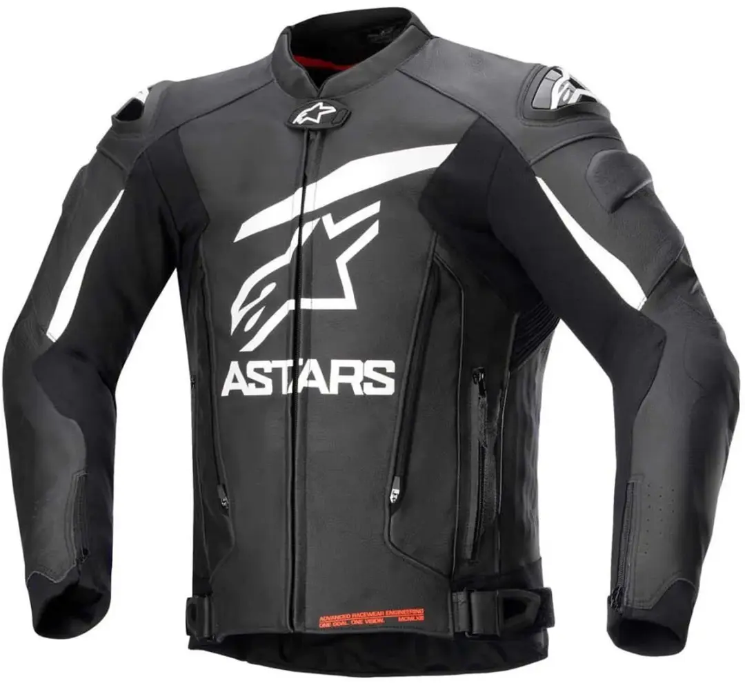 Alpinestars GP Plus V4 Leren Jas - Zwart/Wit