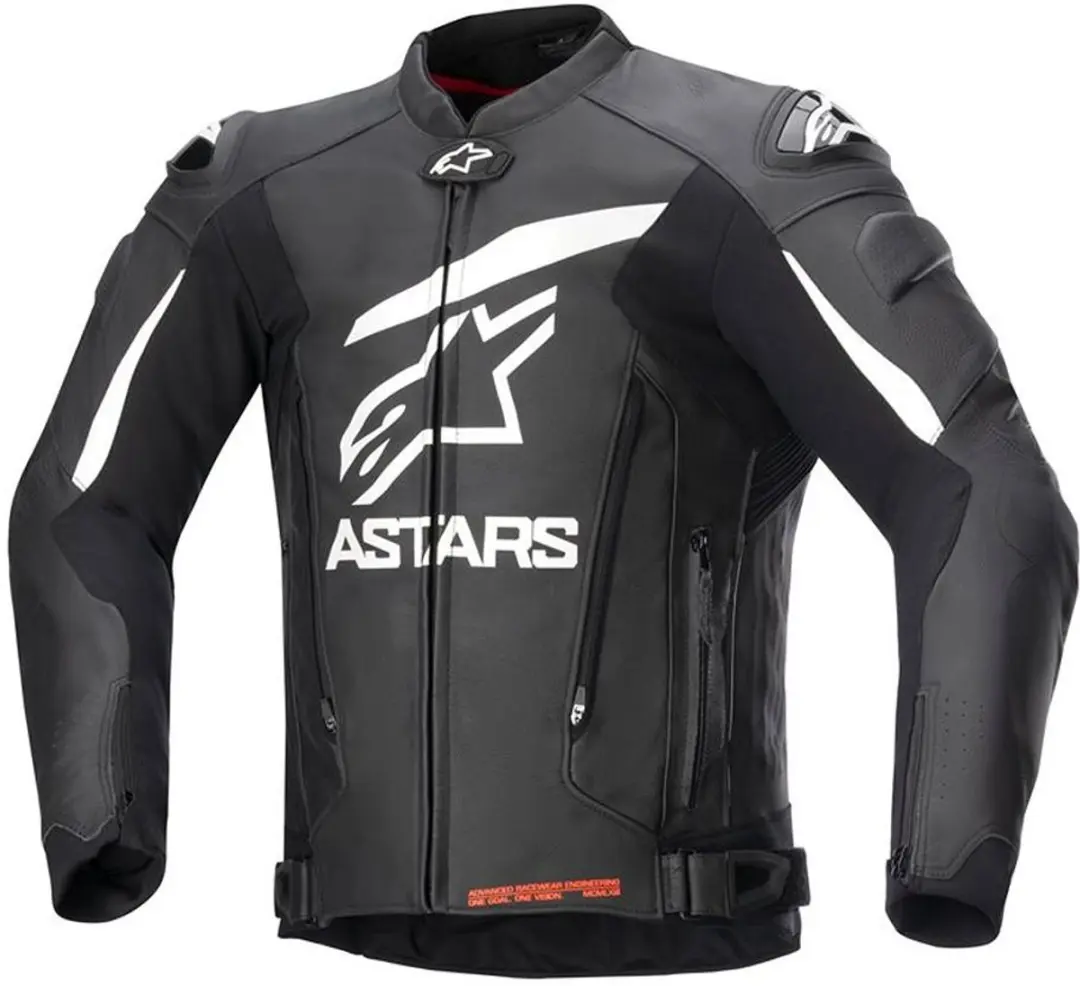 Alpinestars GP Plus V4 Leren Jas - Zwart/Wit