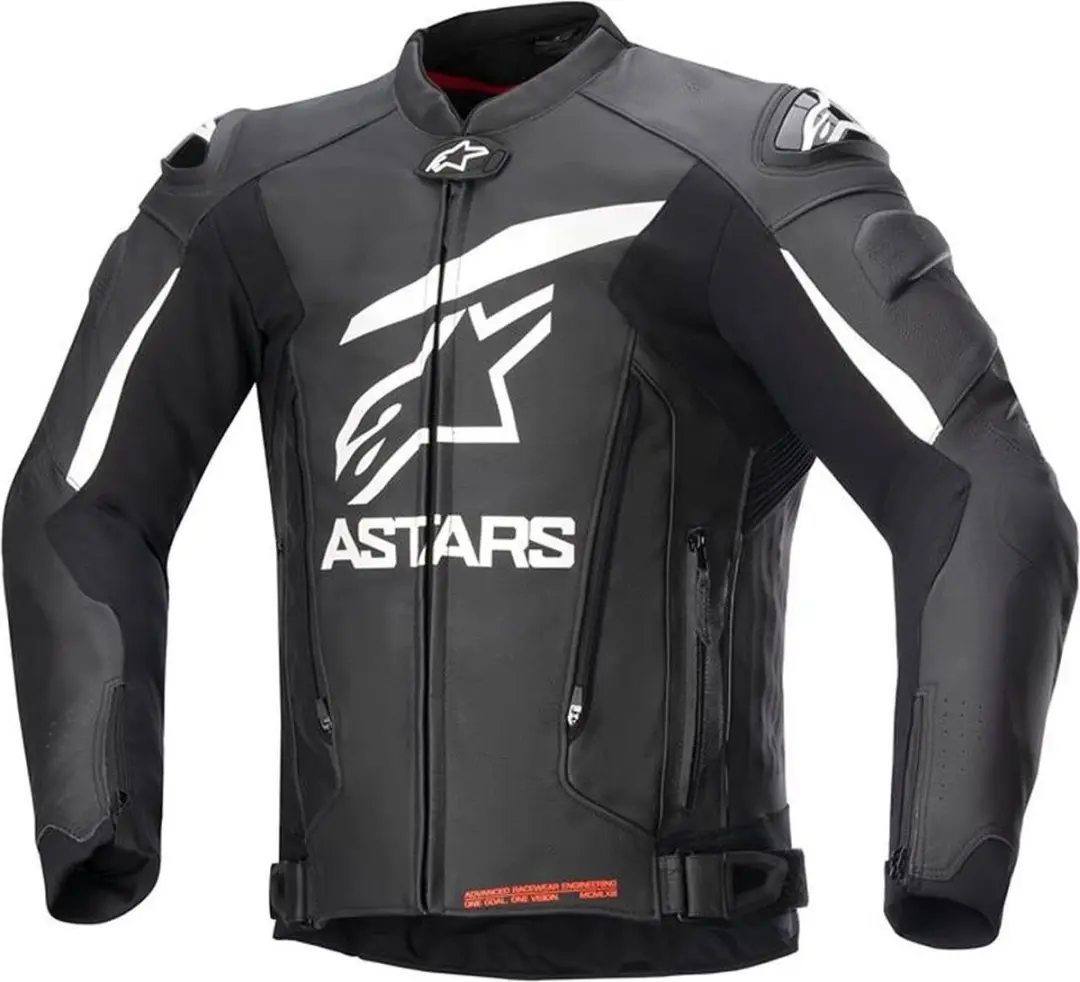 Alpinestars GP Plus V4 Leren Jas - Zwart/Wit