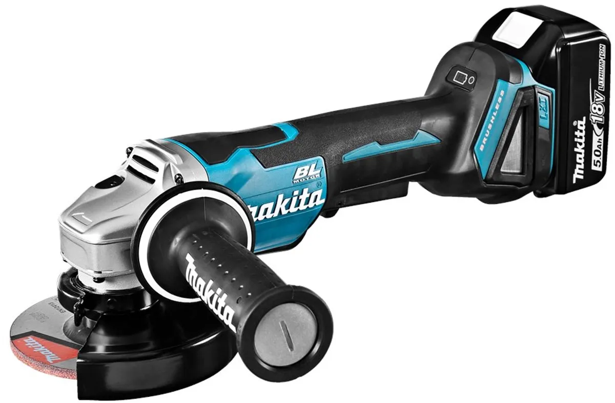 Makita DGA508RTJ Haakse Slijper 125mm - 18V