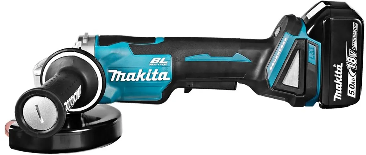 Makita DGA508RTJ Haakse Slijper 125mm - 18V