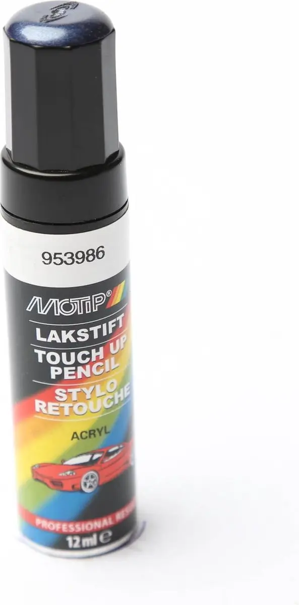 Motip Auto Lakstift Blauw Metallic 12ml