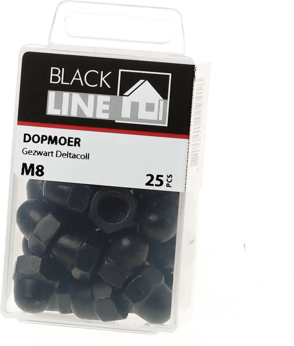 Hoenderdaal Dopmoer M8 Zwart