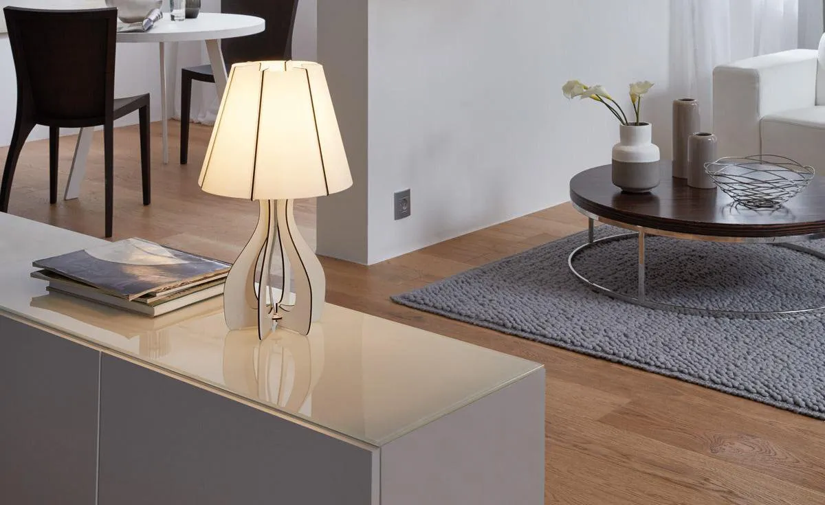 Eglo Cossano Tafellamp 1 Licht Ø255mm Wit