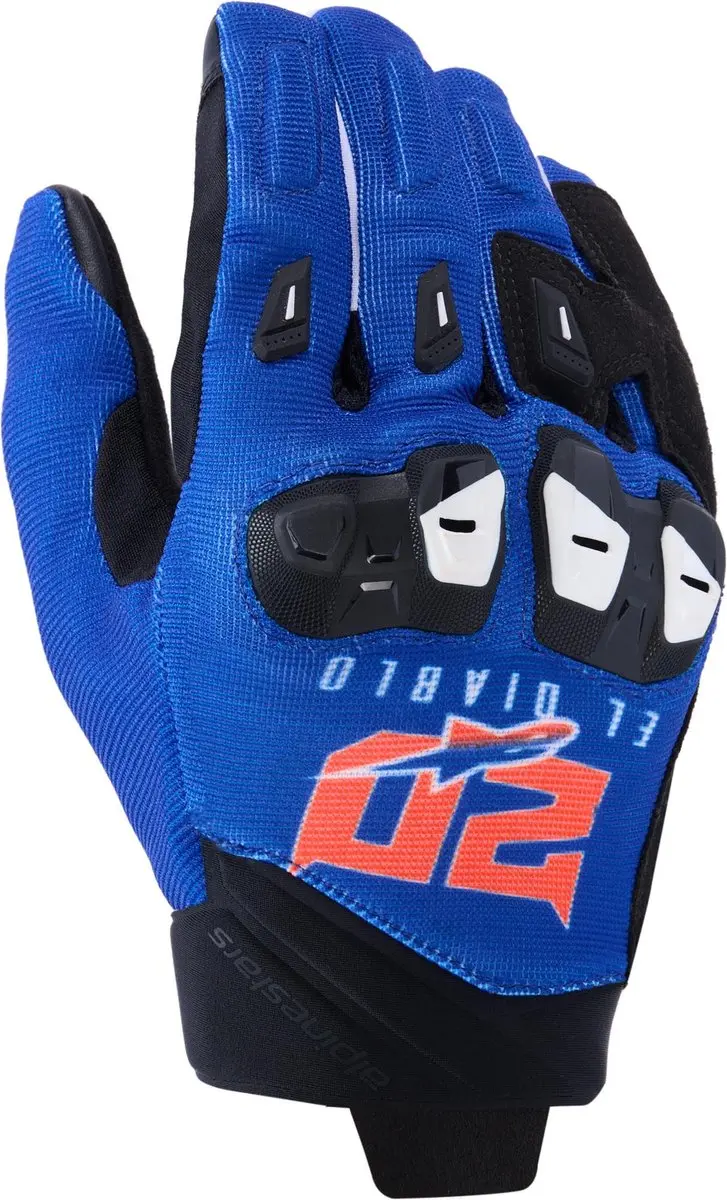 Alpinestars FQ20 SP X 1 Motorhandschoenen - Zwart/Blauw/Rood M